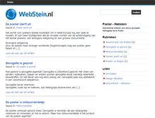 Tablet Screenshot of poelier.webstein.nl