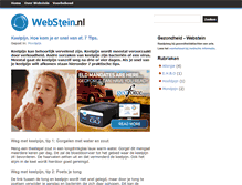 Tablet Screenshot of gezondheid.webstein.nl